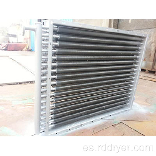 Intercambiador de calor de ventilación para el secado de madera